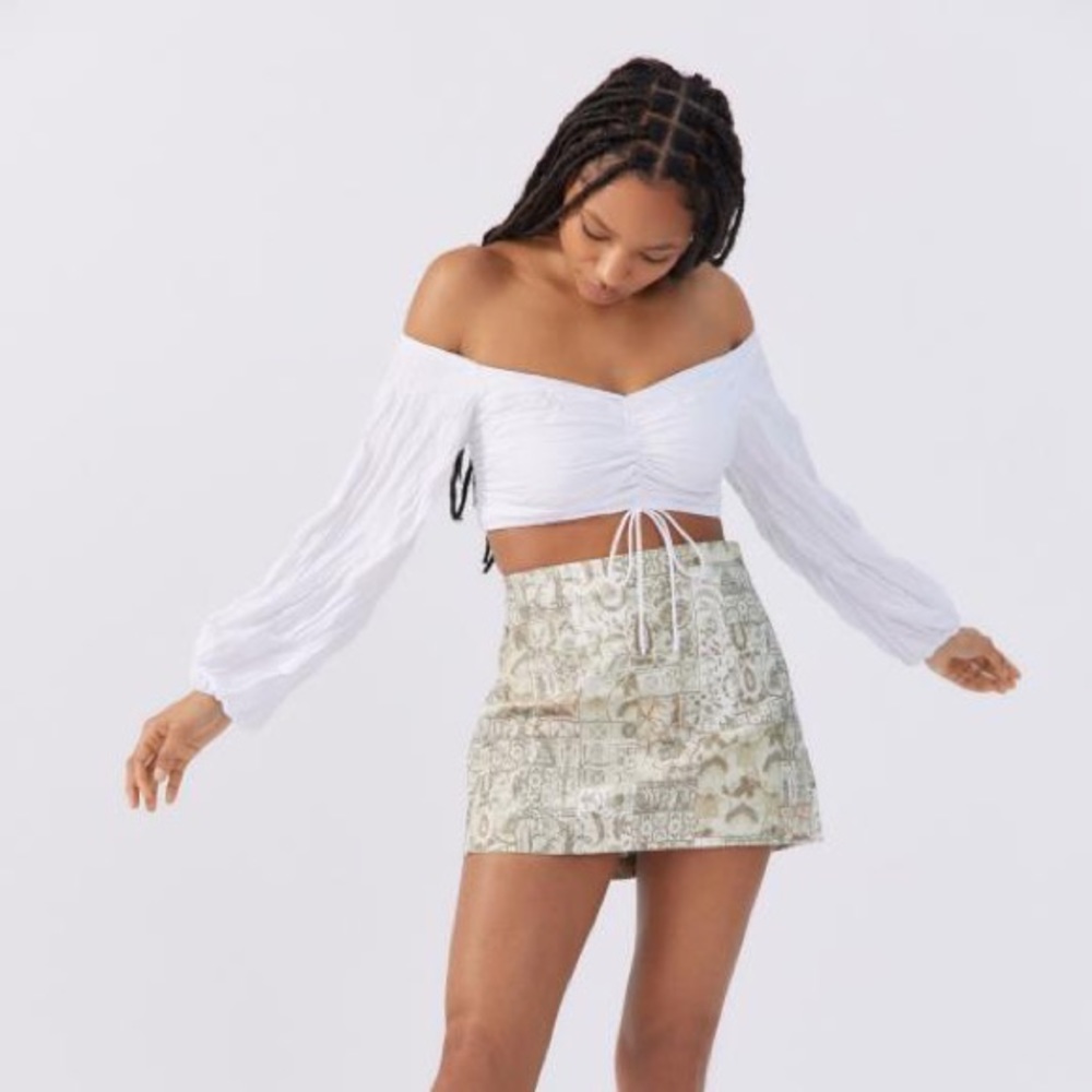 UO Long Sleeve Off the Shoulder Top